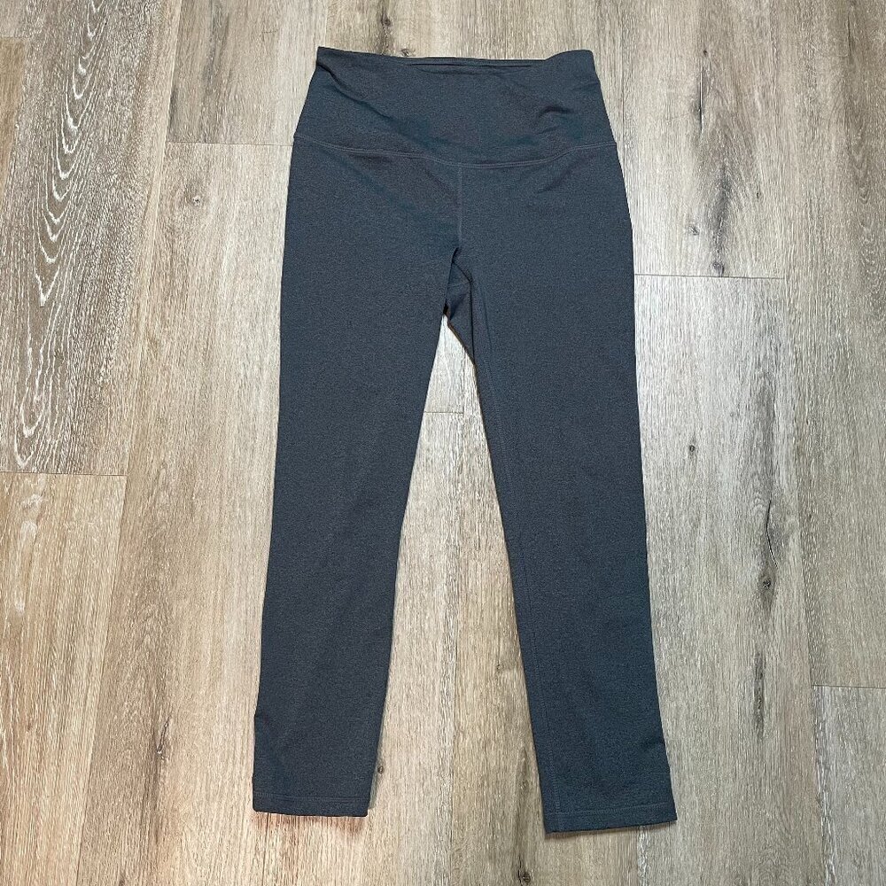 Reebok Gray Leggings Womens Size S Performance Athletic Fitted Leggings Pants